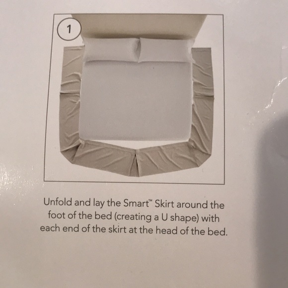 Sleep number smart skirt bed skirt - Picture 5 of 11